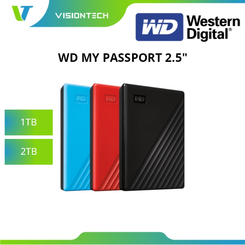 Disco Rigido Esterno Western Digital My Passport 4TB - Arancione, USB 3.0, Portatile