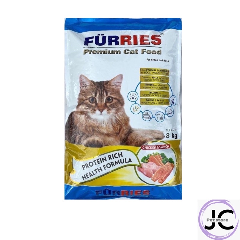 FURRIES PREMIUM CAT FOOD (CHICKEN SALMON) 8KG