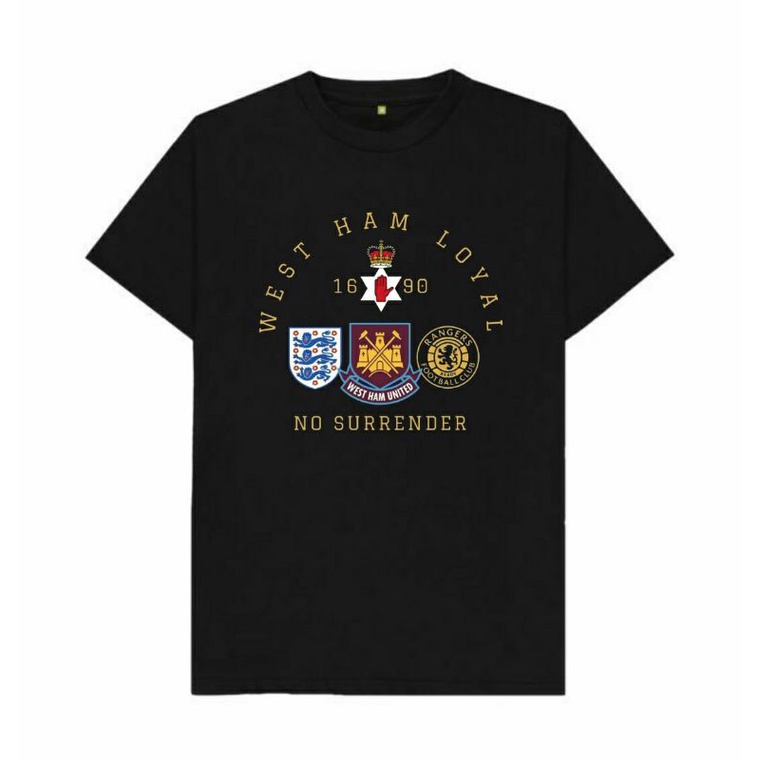 T-shirt Casual Hooligans West Ham - Loyal & No Surrender