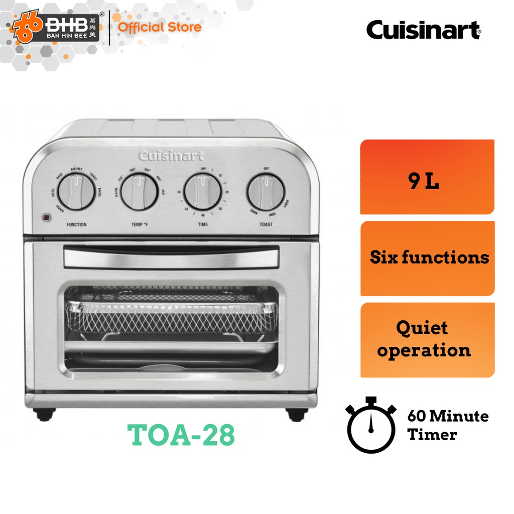 Cuisinart TOA28 Compact Air Fryer Toaster Oven TOA28 Shopee Malaysia