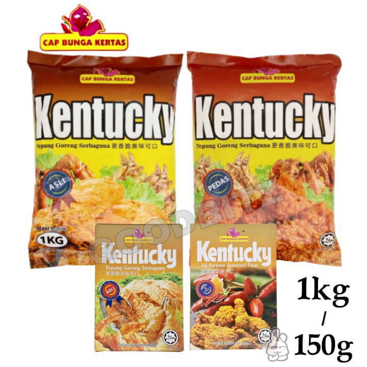 Cap Bunga Kertas Kentucky All Purpose Seasoned Flour (Tepung Goreng