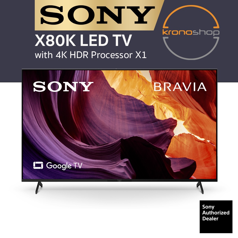 Sony 55 Inch 4K Ultra HD TV X80K Series LED Smart Google TV With Dolby