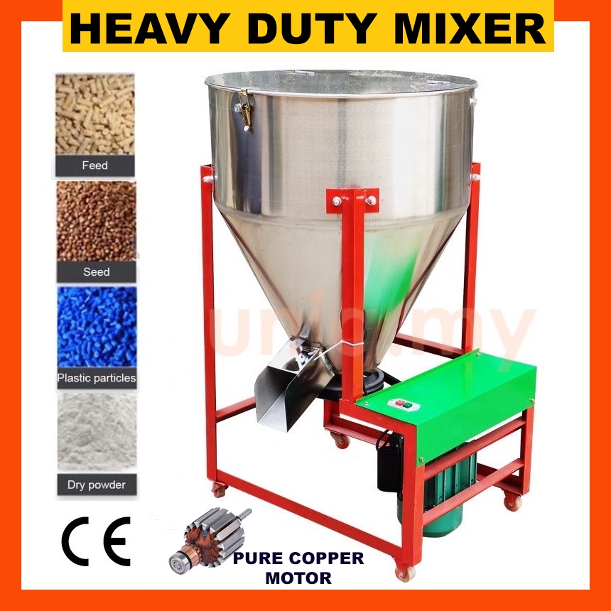 Vertical Powder Mixer Stainless Steel Pellet Feed Food Mesin Gaul Pelet Dedak Commercial Heavy Duty Mixing Machine 搅拌混合机