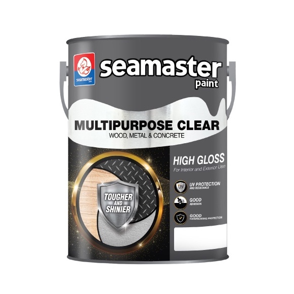 Seamaster Paint Multipurpose Clear High Gloss Finish 2667 Varnish For ...