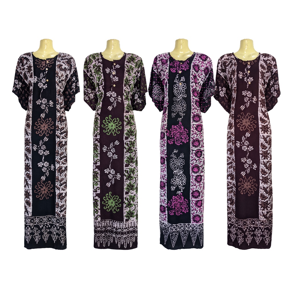 Baju Kelawar / Kaftan Baju Tidur Lengan Pendek Cotton Tugu Agung