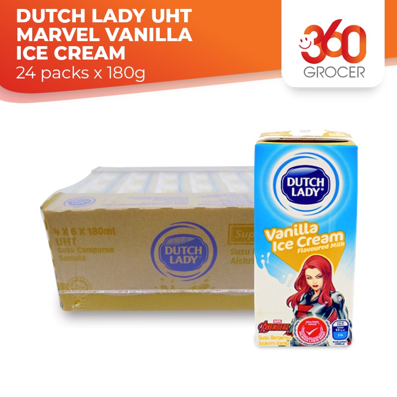 Dutch Lady Uht Marvel Vanilla Ice Cream 180ml Shopee Malaysia