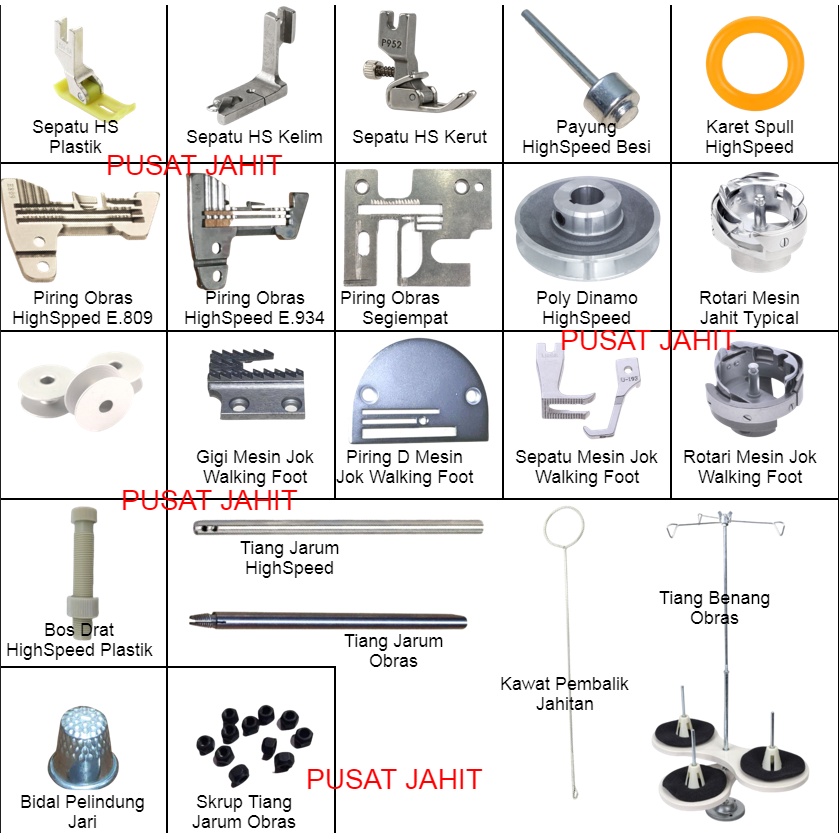 Multi Variant Sewing Machine Spare Parts Tools for Home Appliances