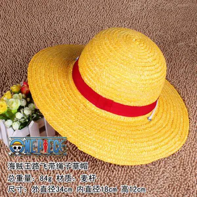 One_Piece Straw Hat Luffy Shanks Hat Cosplay Sun Protection Accessories ...