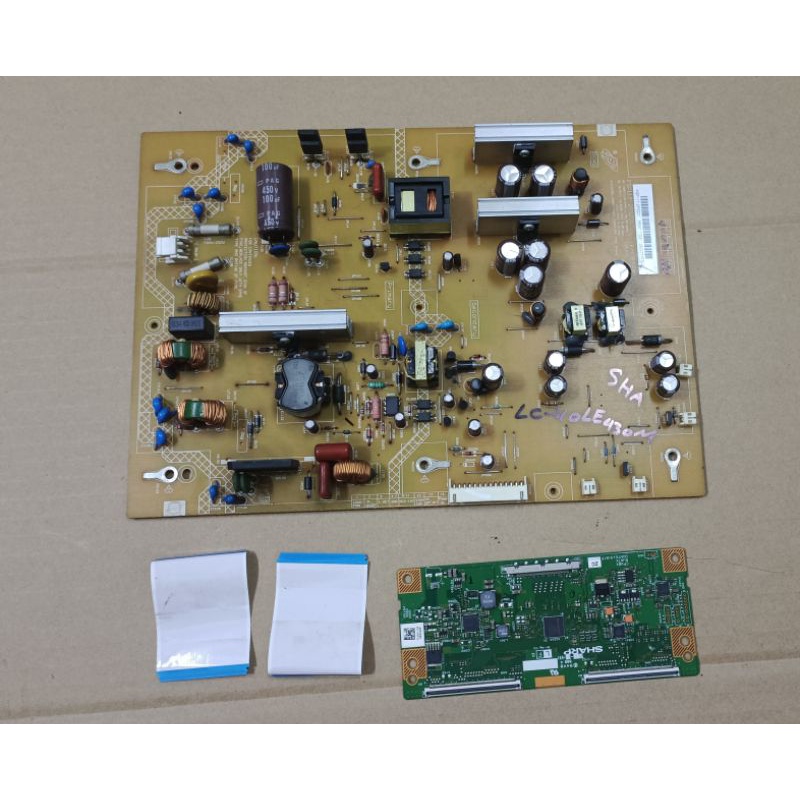 Sharp Lc-40le430m Power Supply Tcon Ribbon Tv Sparepart