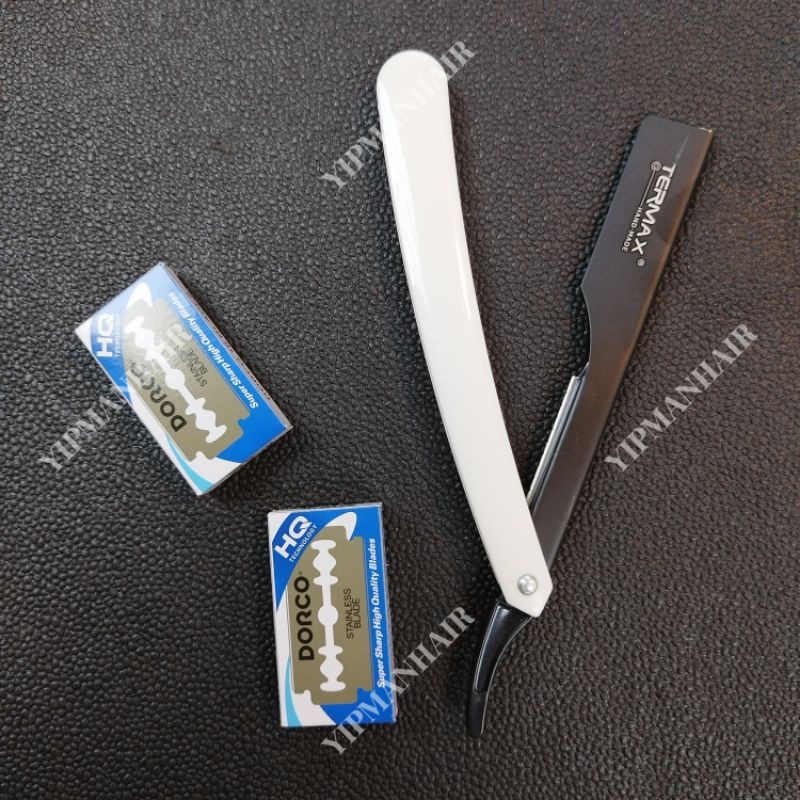 Straight Barber Razors Folding Shaving Knife with 2 DARCO BLADE ...
