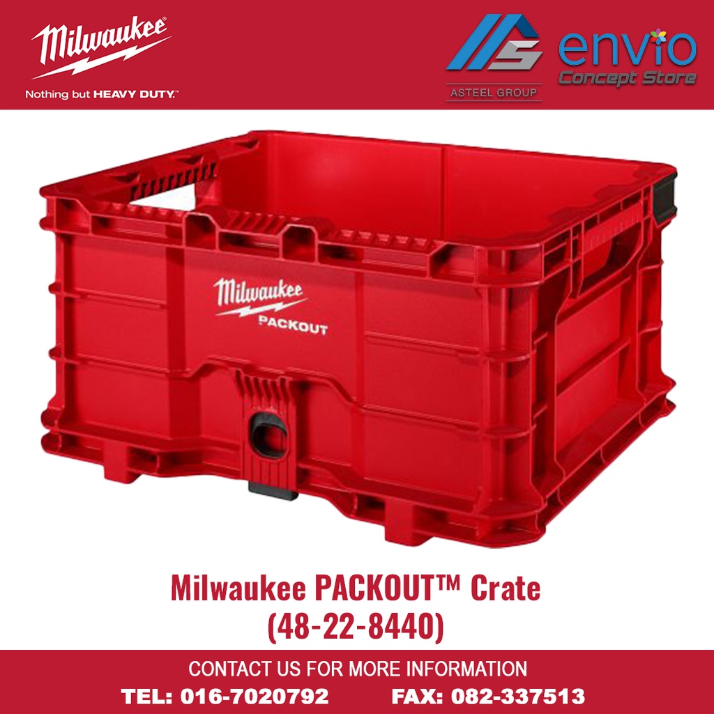 Milwaukee packout Crate (48-22-8440) | Shopee Malaysia