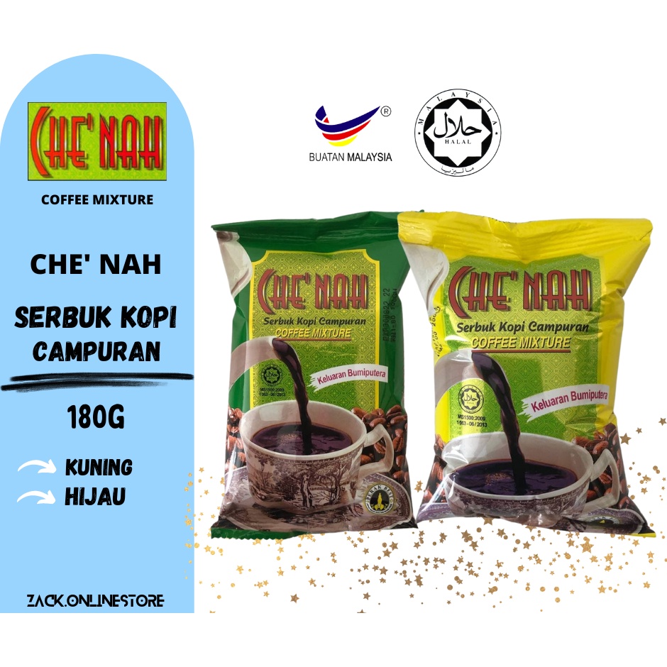 [CHE NAH] Kopi Che Nah Original dari Perak HALAL (180gm) | Shopee Malaysia