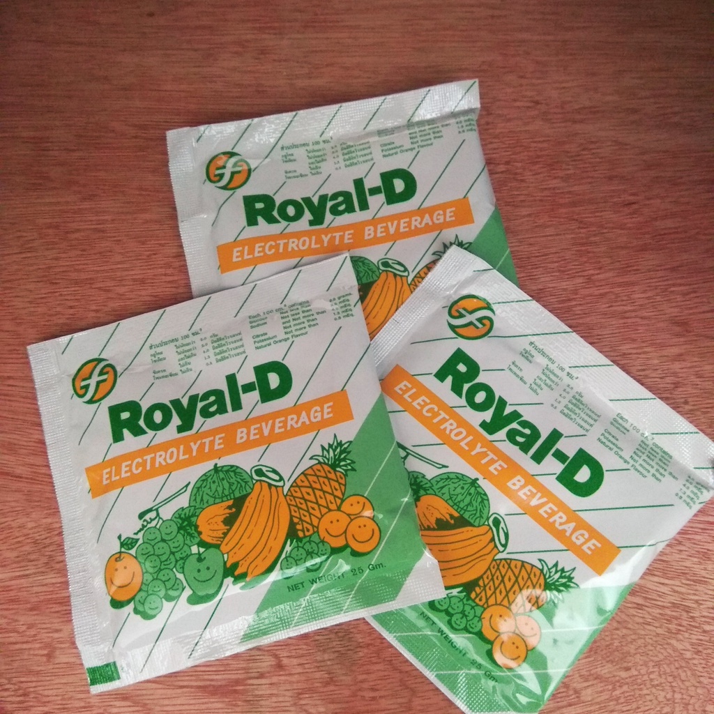 Thailand Halal Royal-D Electrolyte Beverage 25g Fruit Flavour | Shopee ...