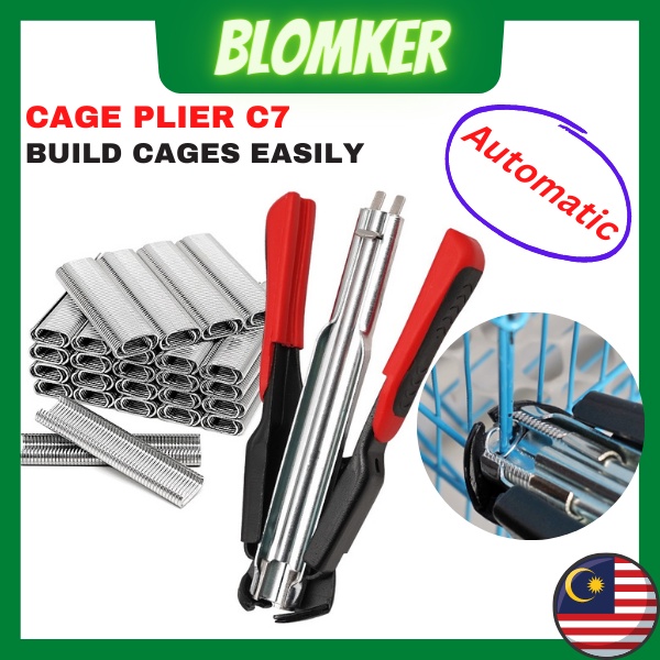 Animal Cage Rings Wire Plier Ctype Nails Chicken Bird Pet Cage Tools