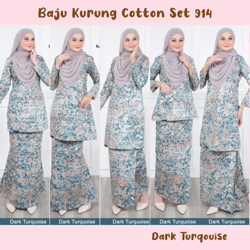 Baju Kurung Dhia Cotton Set 914 Mini Riau Moden Kedah And Pahang Shopee Malaysia 5661