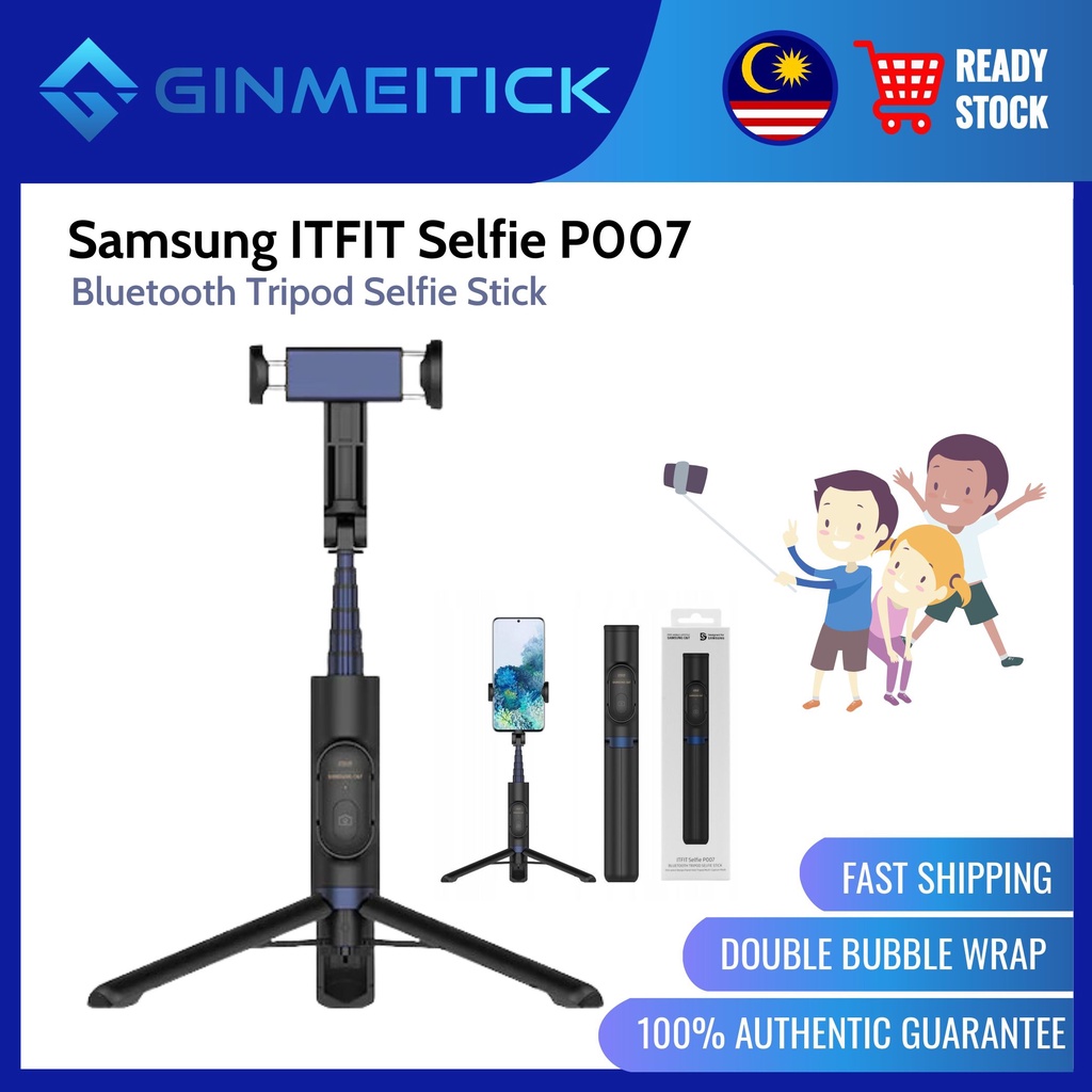 Samsung ITFIT Selfie P007 Bluetooth Tripod Selfie Stick 100