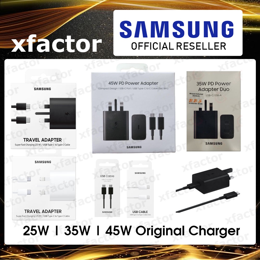 [ORIGINAL] Samsung Travel Adapter 65W 45W 25W Super Fast Charger with