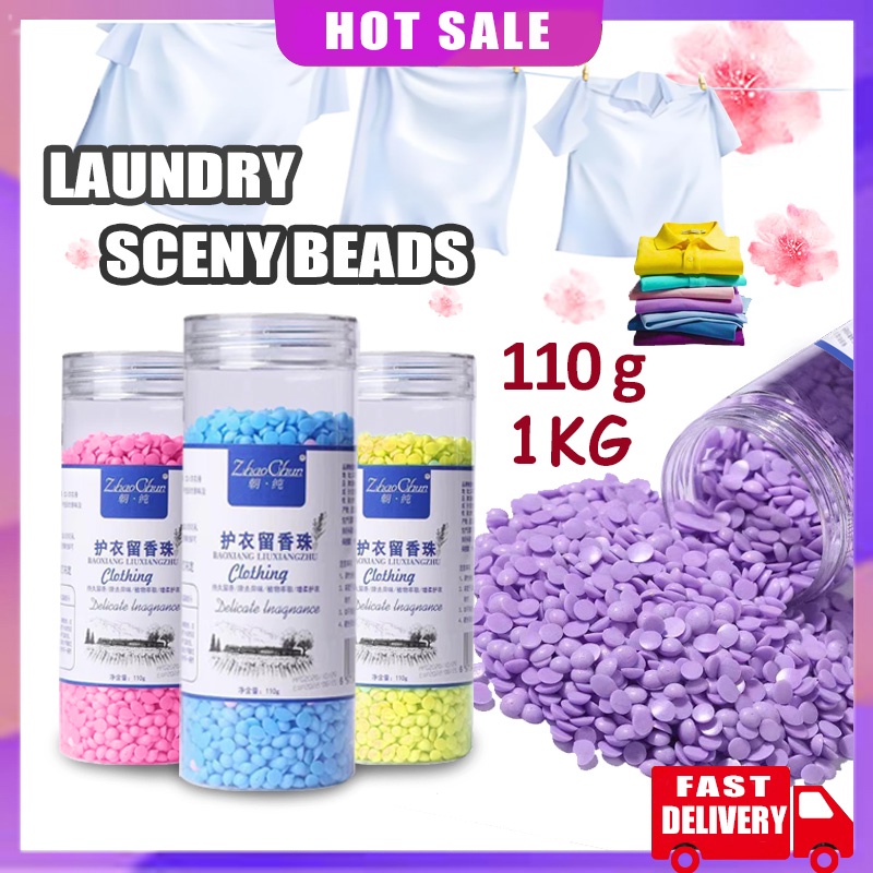 Laundry Beads Scent Booster InWash Clean Clothes Fresh Rose Lavender