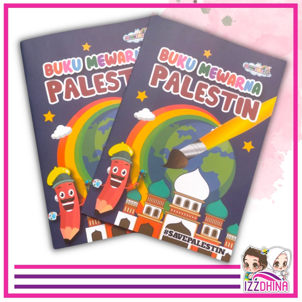 Buku Mewarna Palestin | Buku Mewarna Kanak Kanak | Kids Colouring Book ...