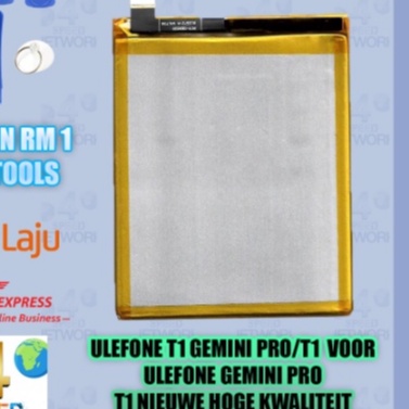 ulefone T1 Battery Gemini Pro/T1  Voor Ulefone Gemini Pro T1 Nieuwe Hoge Kwaliteit 3680 Mah Bateri Batery