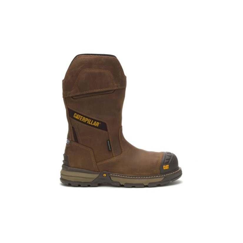 Caterpillar Men's Excavator Superlite PullOn Waterproof Carbon