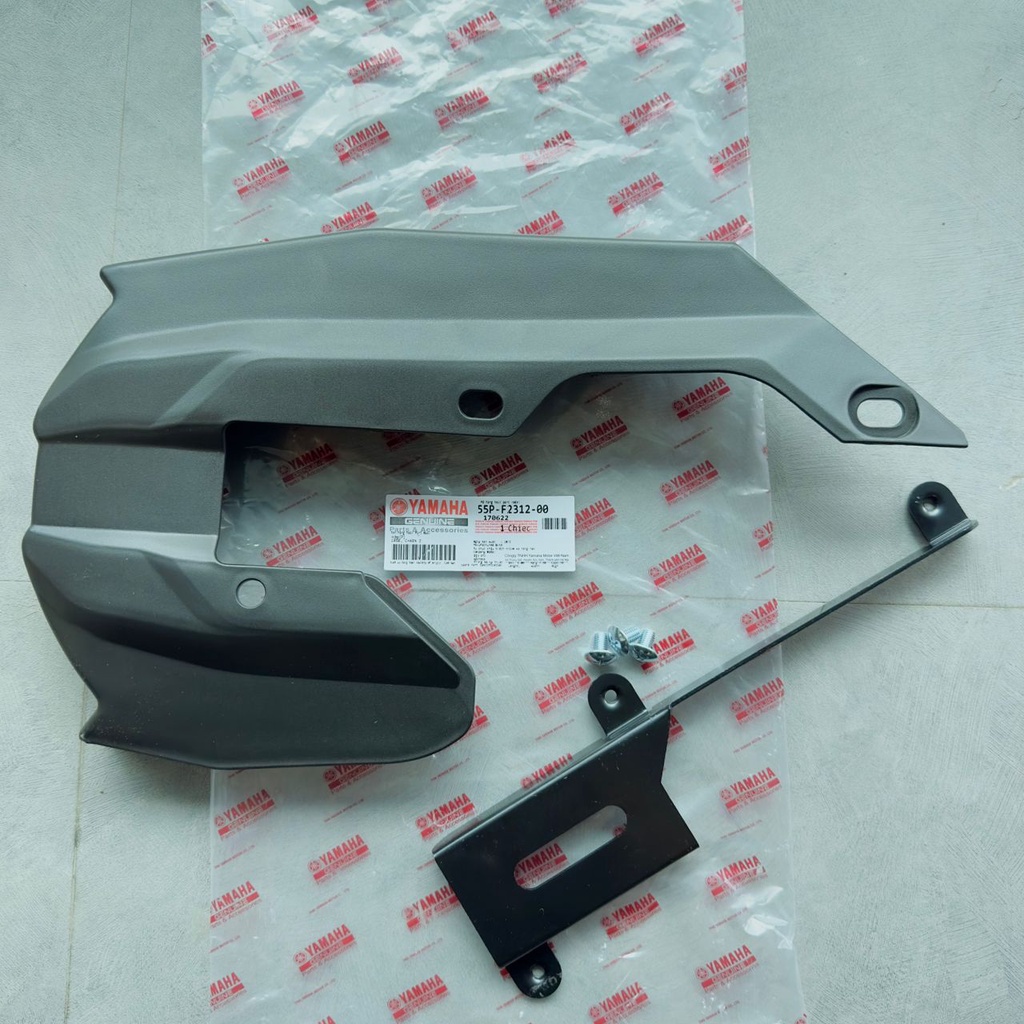 ORIGINAL LC135 V2 V3 V4 V5 V6 V7 V8 CHAIN CASE COVER RANTAI + BRACKET PNP PLUG N PLAY ONLY V3 V4 V5 V6 V7