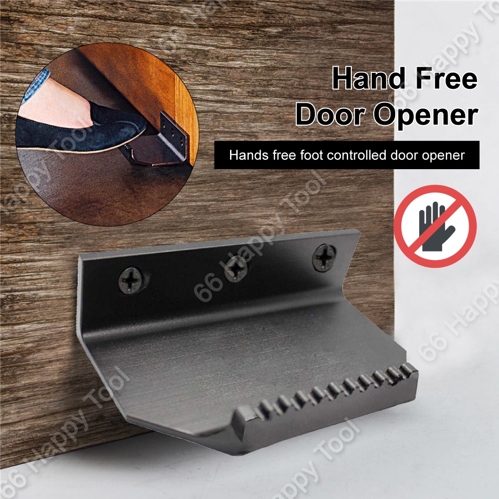 Touchless Hand Free Door Opener Foot Operated Handle Leg Open Doors ...