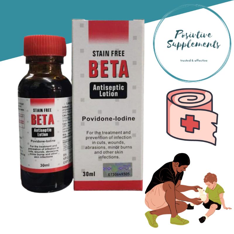 IODINE STAIN FREE BETA ANTISEPTIC LOTION 30ML Shopee Malaysia