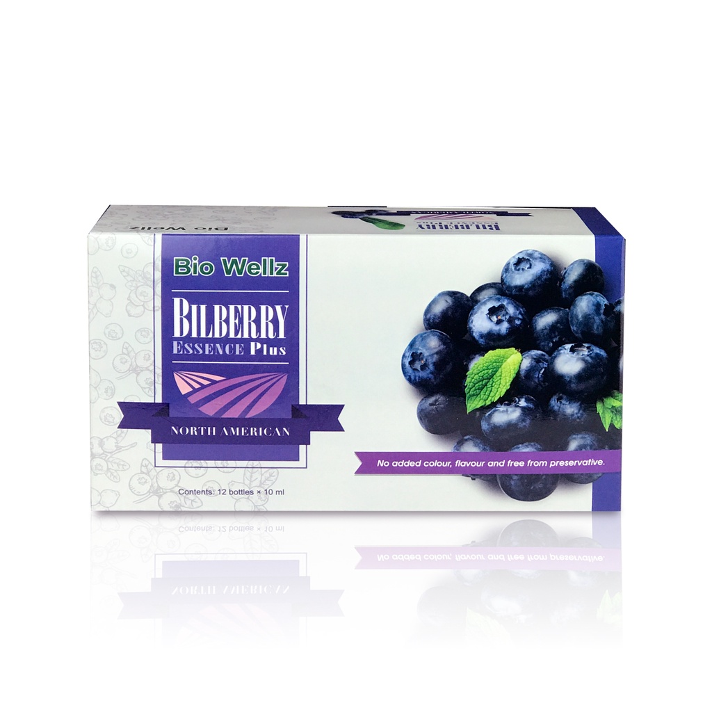 Bio Wellz Bilberry Extract Beauty & Eye Care Supplement[12 x10ml