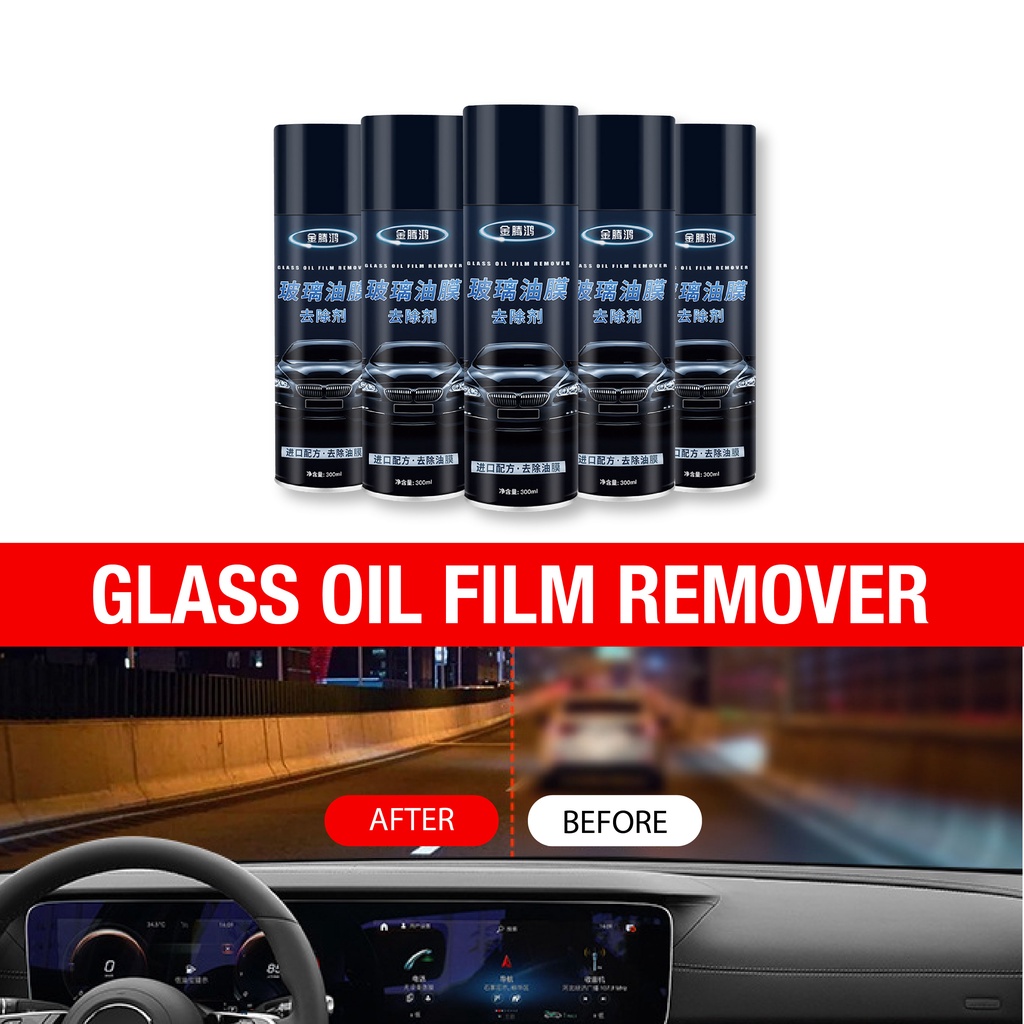 [West Malaysia ONLY] 300ML Oil Stain Remover Glass Surface Car Window