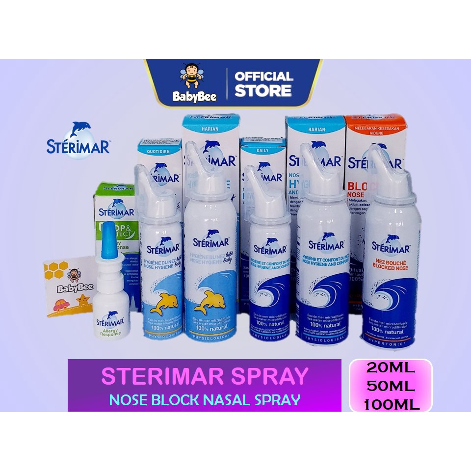 STERIMAR NASAL SPRAY 20ML / 50ML / 100ML Shopee Malaysia