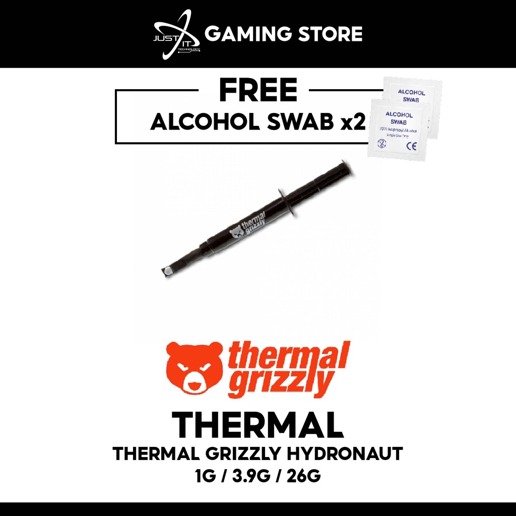 THERMAL GRIZZLY HYDRONAUT ( 1G ) / ( 3.9G / 1.5ML ) / ( 26G / 10ML ...