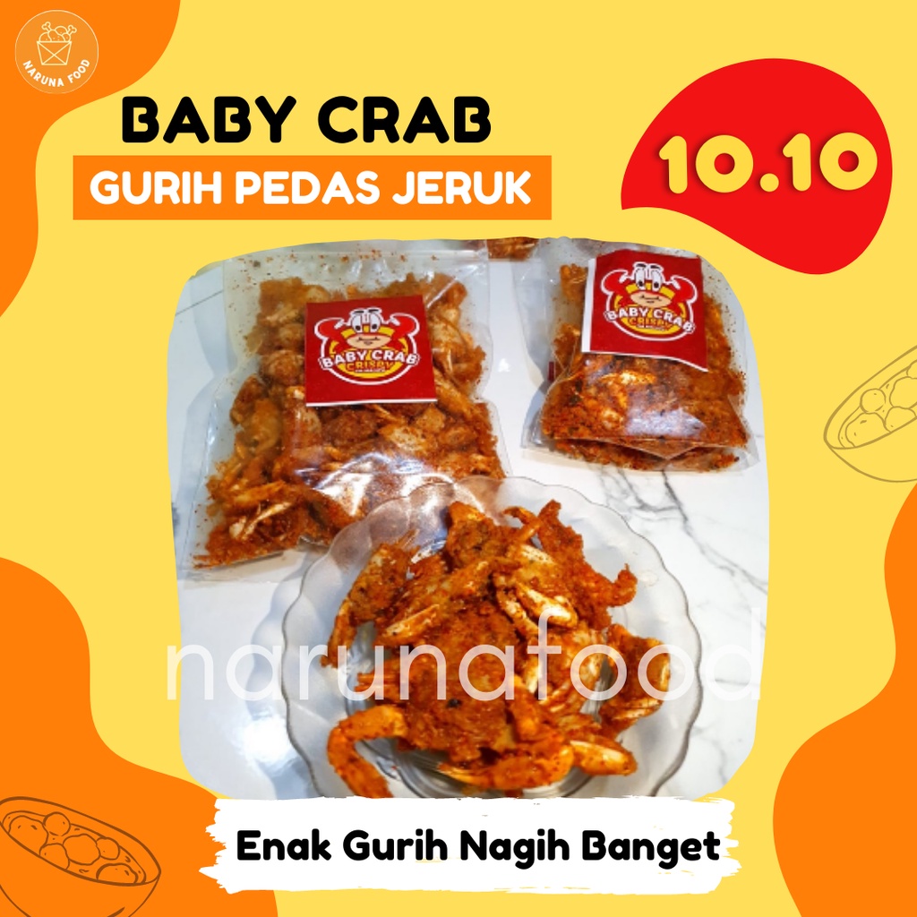10.10 baby crab crispy baby crab crab crispy 100 gram crab crab crab