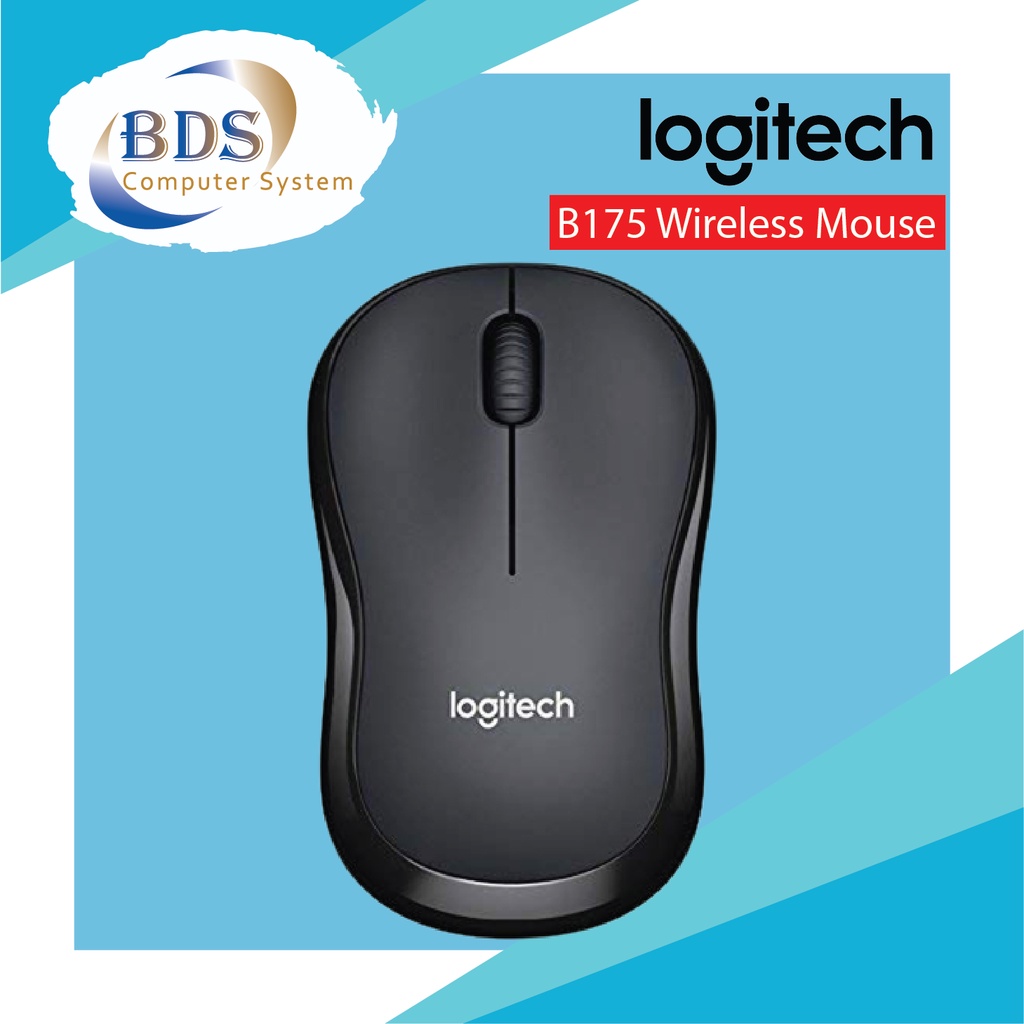 LOGITECH B175 WIRELESS MOUSE (BLACK) | Shopee Malaysia