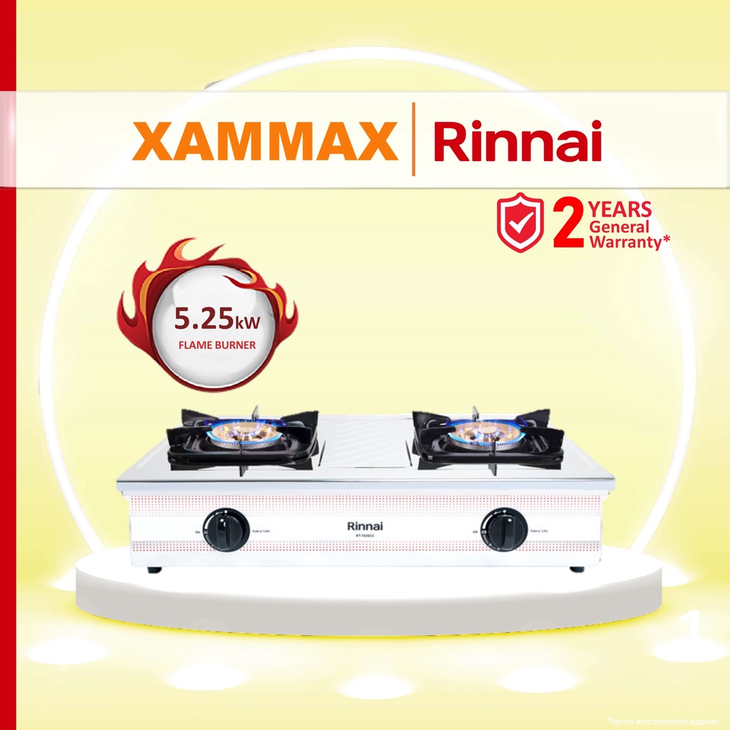 (PM for Surprise) Rinnai RT702SCC Stainless Steel Gas Hob RT 702SCC Table Top Gas Hob / Table