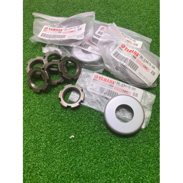 NUT STEERING CONE COVER STERING KON CONE  NUT T FORK ORIGINAL YAMAHA 125ZR RXZ ENERGY MILI CATALYZER