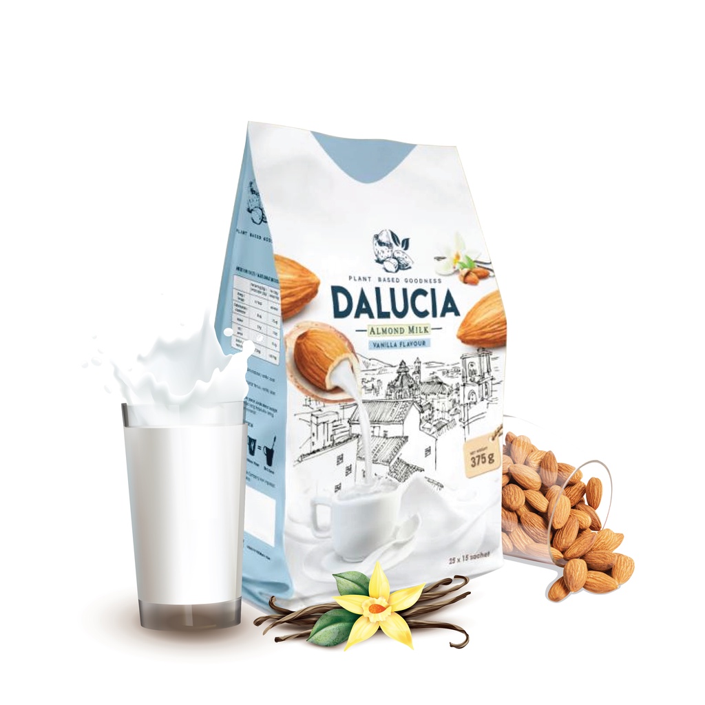 DALUCIA ALMOND MILK SUSU BADAM KURANGKAN RASA LAPAR KAWAL NAFSU MAKAN MASALAH JANTUNG KENCING MANIS KUATKAN TULANG