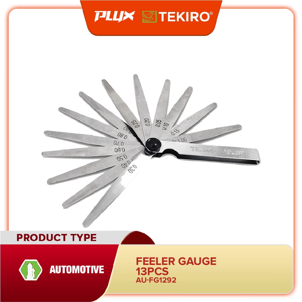 TEKIRO Feeler Gauge (13 Pcs) AUFG1292 Shopee Malaysia