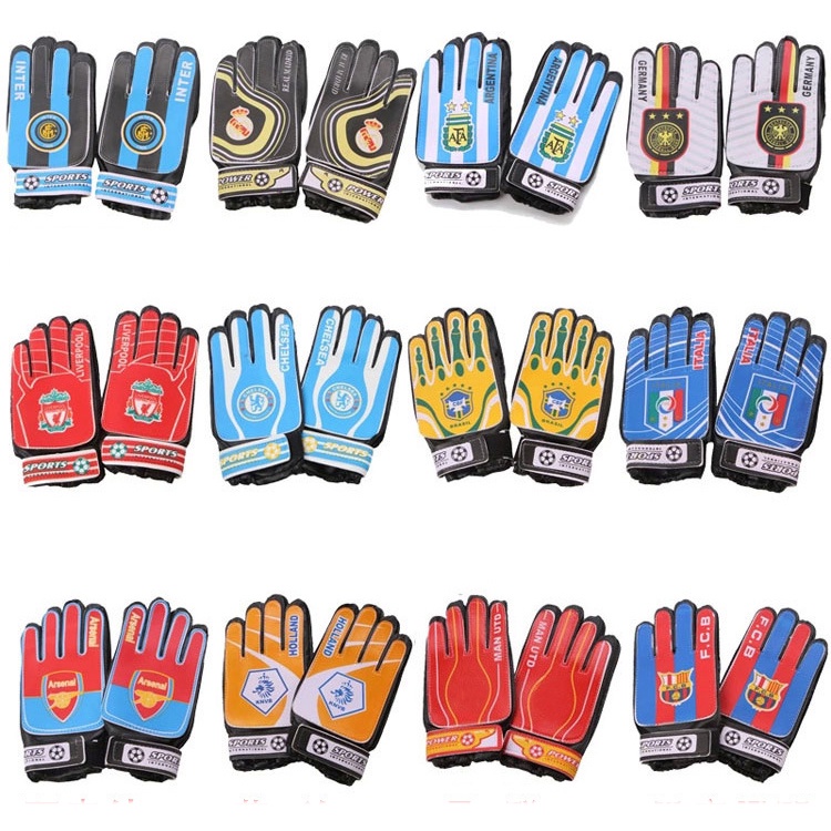 Adult and Kids Soccer Goalkeeper Gloves Finger Protection European Football Club National Team Football Gloves