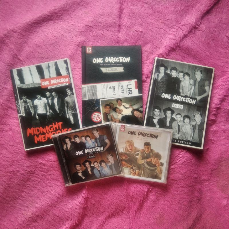 [READ Description] ALBUM ONE DIRECT 1D - UP ALL NIGHT, TAKE ME HOME, MIDNIGHT MEMORY, FOUR (THE SOUVENIR EDITION, YEARBOOK EDITION, STANDARD EDITION, THE ULTIMATE EDITION) CD OFFICIAL MERCHANDISE ORIGINAL HARRY STYLES ZAYN MALIK LOUIS Tomlinson