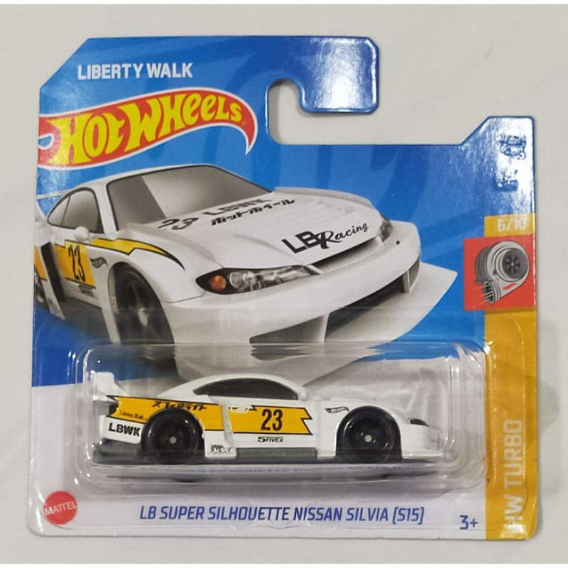 HOT WHEELS SHORT CARD NISSAN SILVIA S15 LBWK / HOT WHEELS SHORT CARD ...