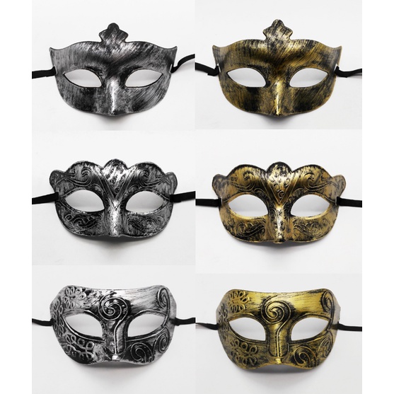 MSIA Ready Stock/ Classic Style Party Mask Halloween Party Masks ...