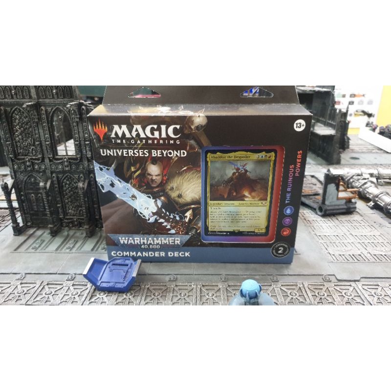 Magic The Gathering Universes Beyond Warhammer 40000 Commander Precon Deck Shopee Malaysia 7382