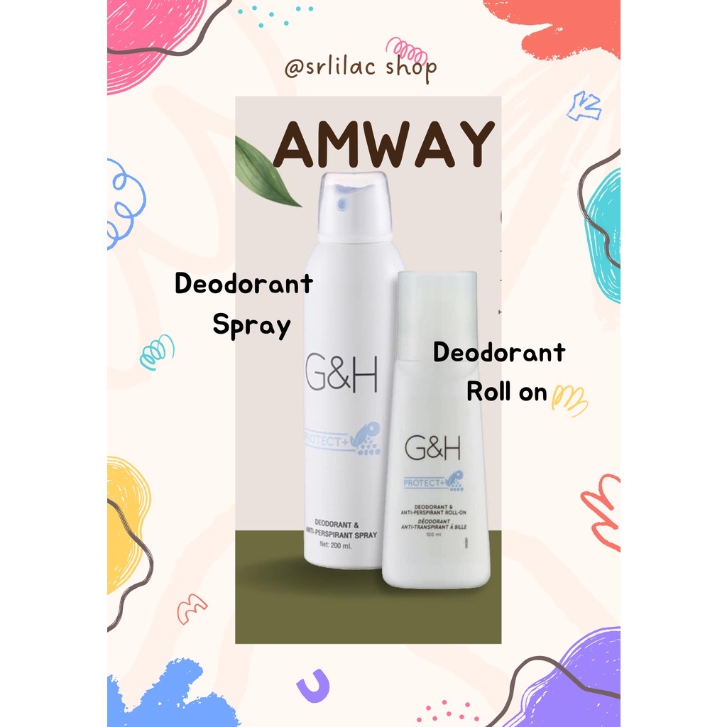 DEODORANT AntiPerspirant , RollOn & SPRAY, anti peluh G&H