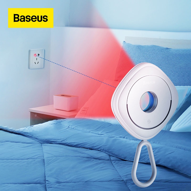 Baseus Mini Anti-Candid Camera Detector Travel Hotel Handheld Anti Peeping Theft Alarm Infrared Detector Security Protection Sensor