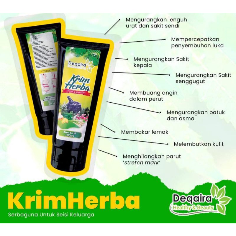 KRIM HERBA DETOX&SLIMMING | Shopee Malaysia