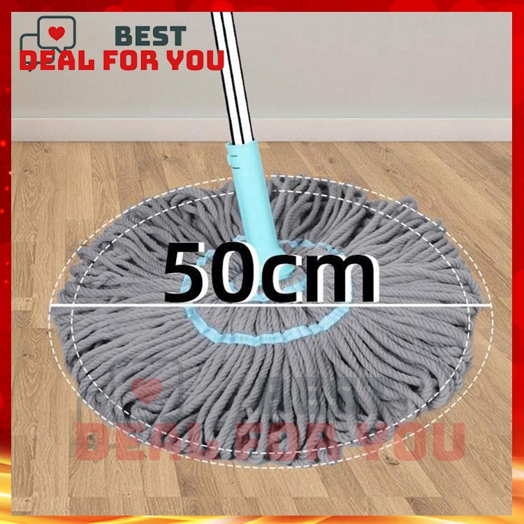 BuyPremium Grade Spin mop Twist mop Adjustable hand twist squeeze mop