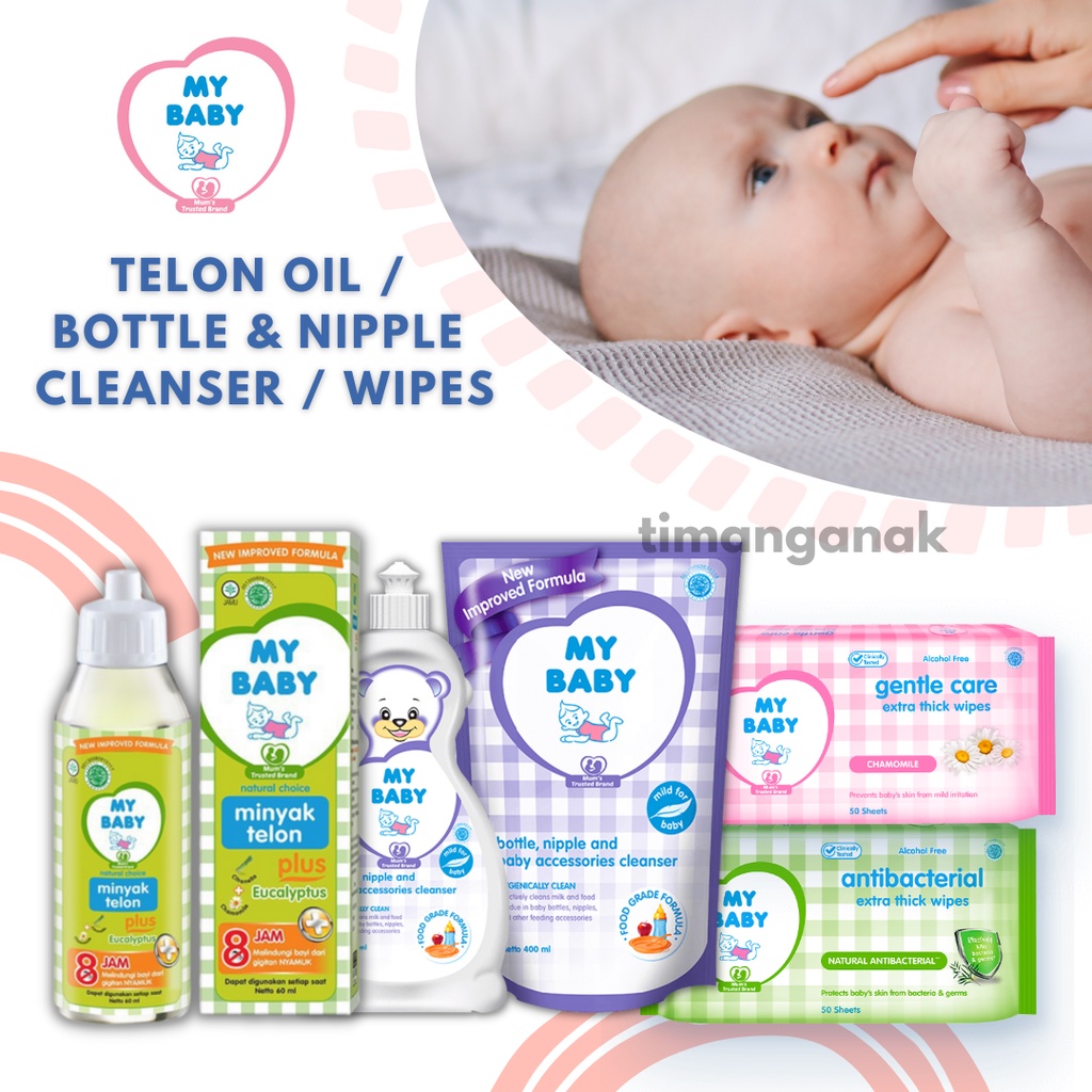 My Baby Products - Telon Oil / Bottle, Nipple & Accessories Cleanser / Baby Wipes