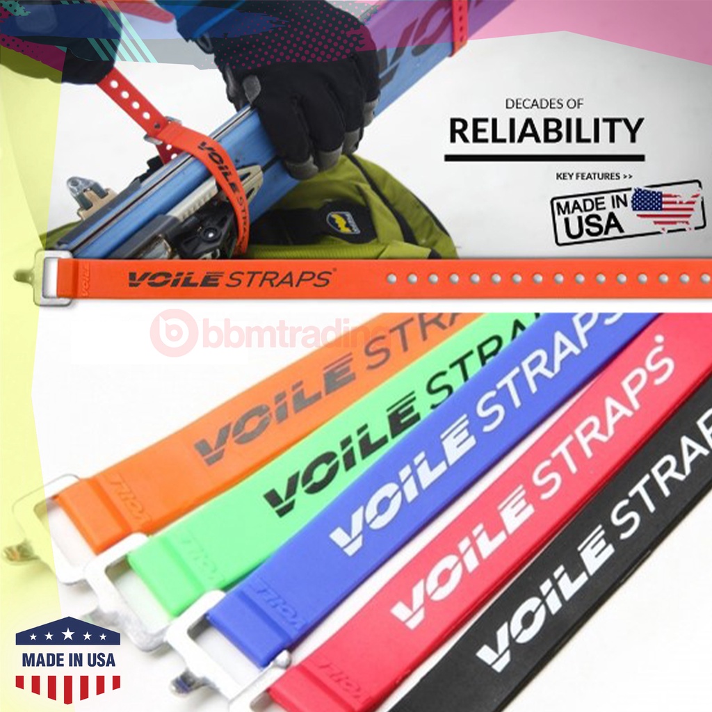 VOILE STRAPS STANDARD SERIES 15" 20" 25" ALUMINIUM BUCKLE ONE STRAPS A