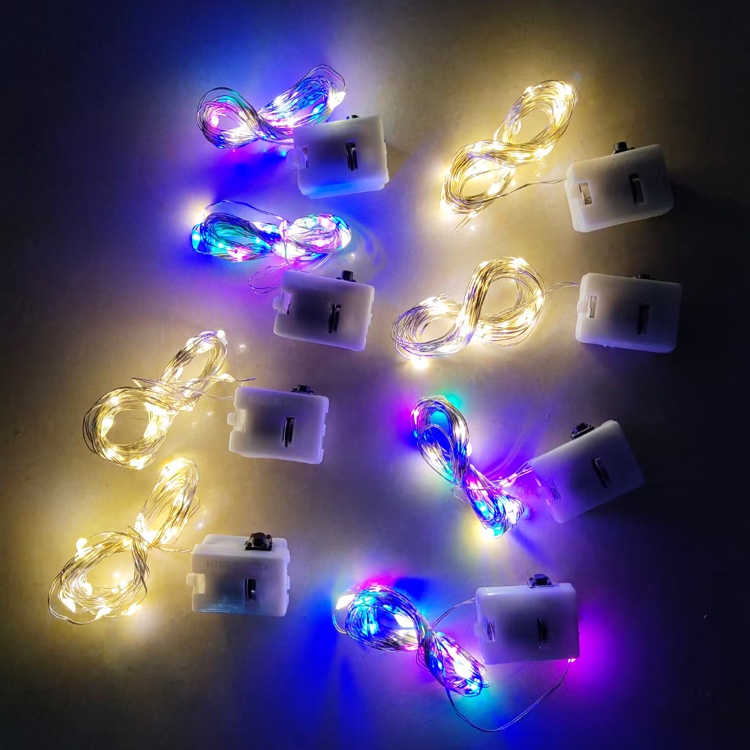 3 Modes 1/2/3M (Battery Included) LED Light String Fairy Light Battery Lamp Decorative Light RAYA Christmas Lampu Hiasan